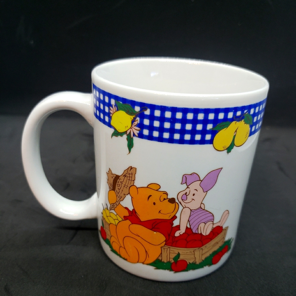Vintage pooh and piglet mug